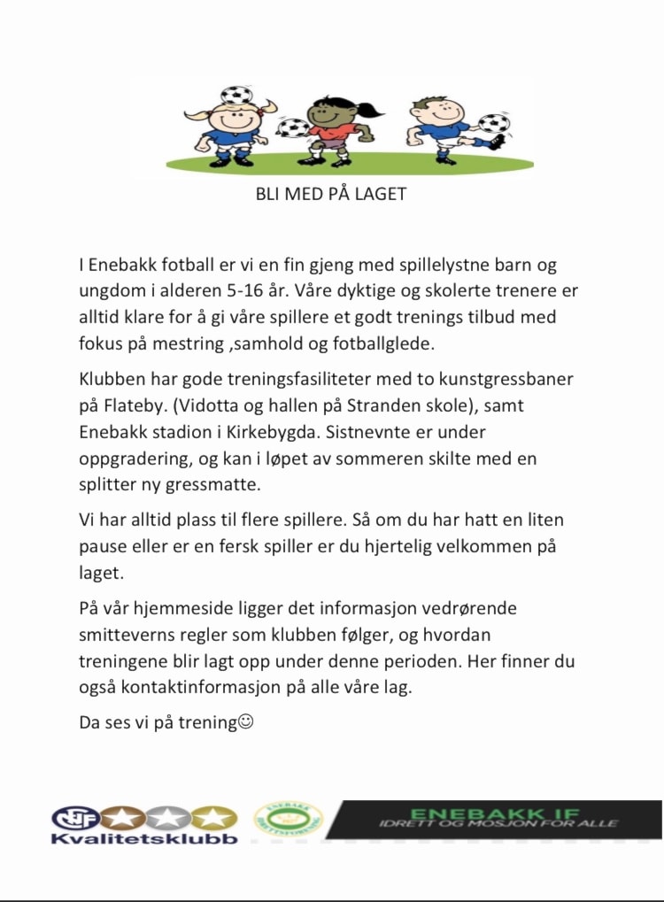 Bli med på laget